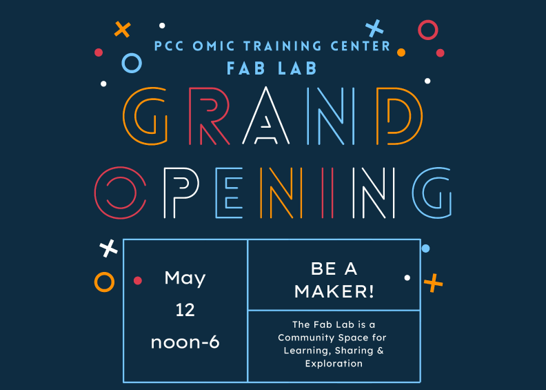 OMIC Fab Lab Grand Opening Announcement - May 12, 2023