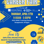 Columbia County Career Fair | Thursday, April 27th, 2023 | 9:00 AM - 5:00 PM | PCC OMIC Training Center | Scappoose, Oregon