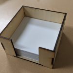 Laser cut wooden paper