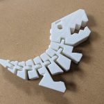 3D printed dinosaur