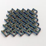 3D printed chainmail sample