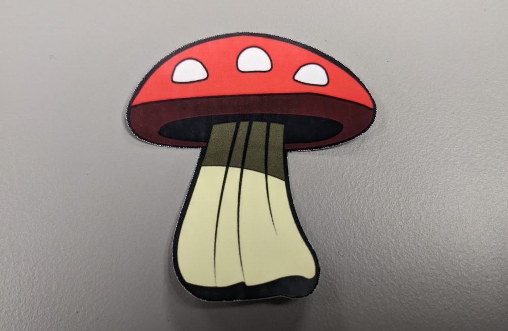 Mushroom Vinyl Sticker