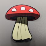 Mushroom Vinyl Sticker