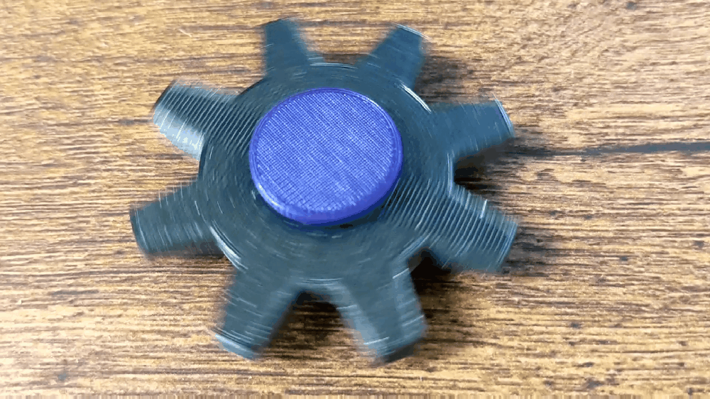3D Printed Gear Fidget Spinner