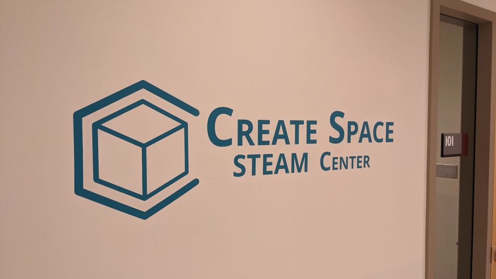Create Space STEAM Center Entrance Sign