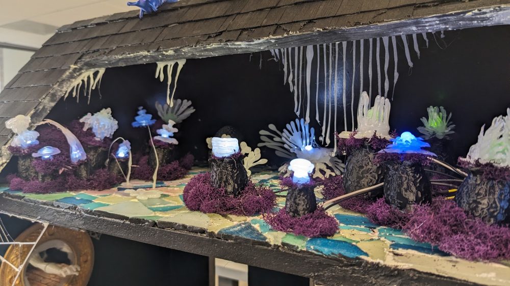 Alien atrium in the attic