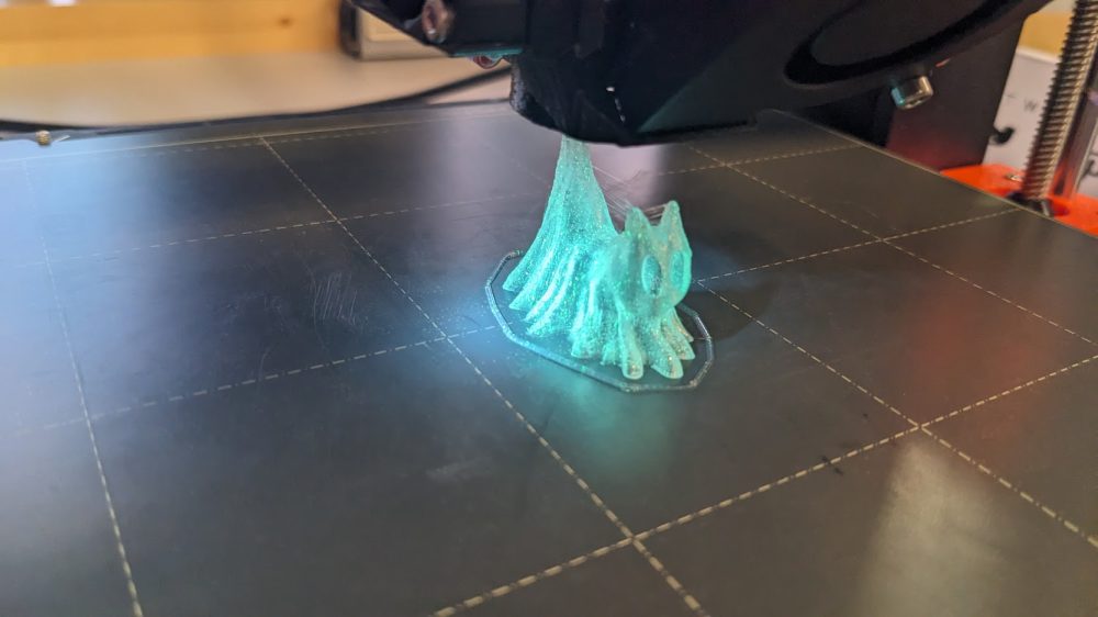 Glow in the dark ghost cat