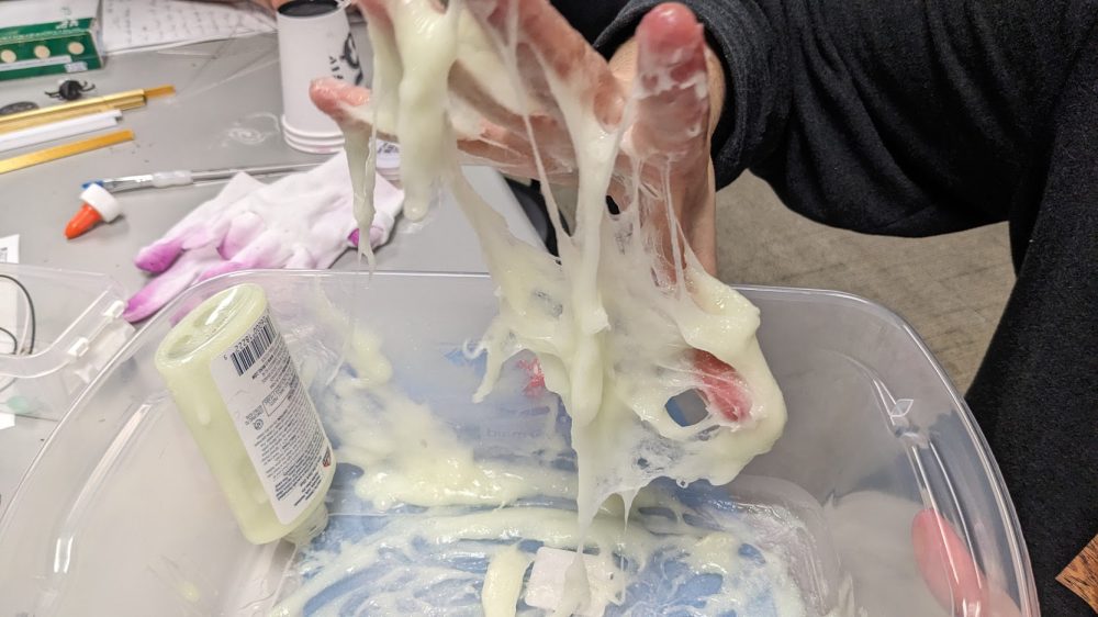 Glow in the dark slime