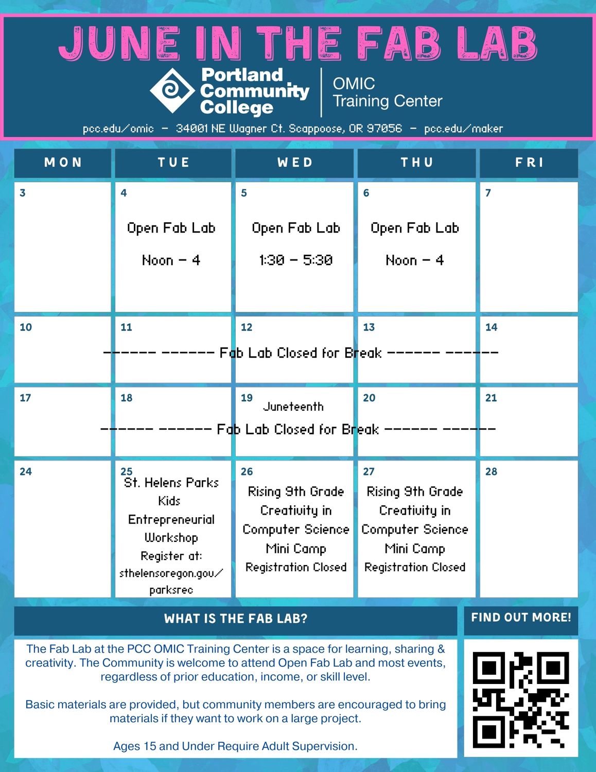 June 2024 in the OMIC Fab Lab