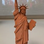 3D printed copper filament Statue of Liberty