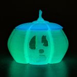 3D printed jack-o'-lantern