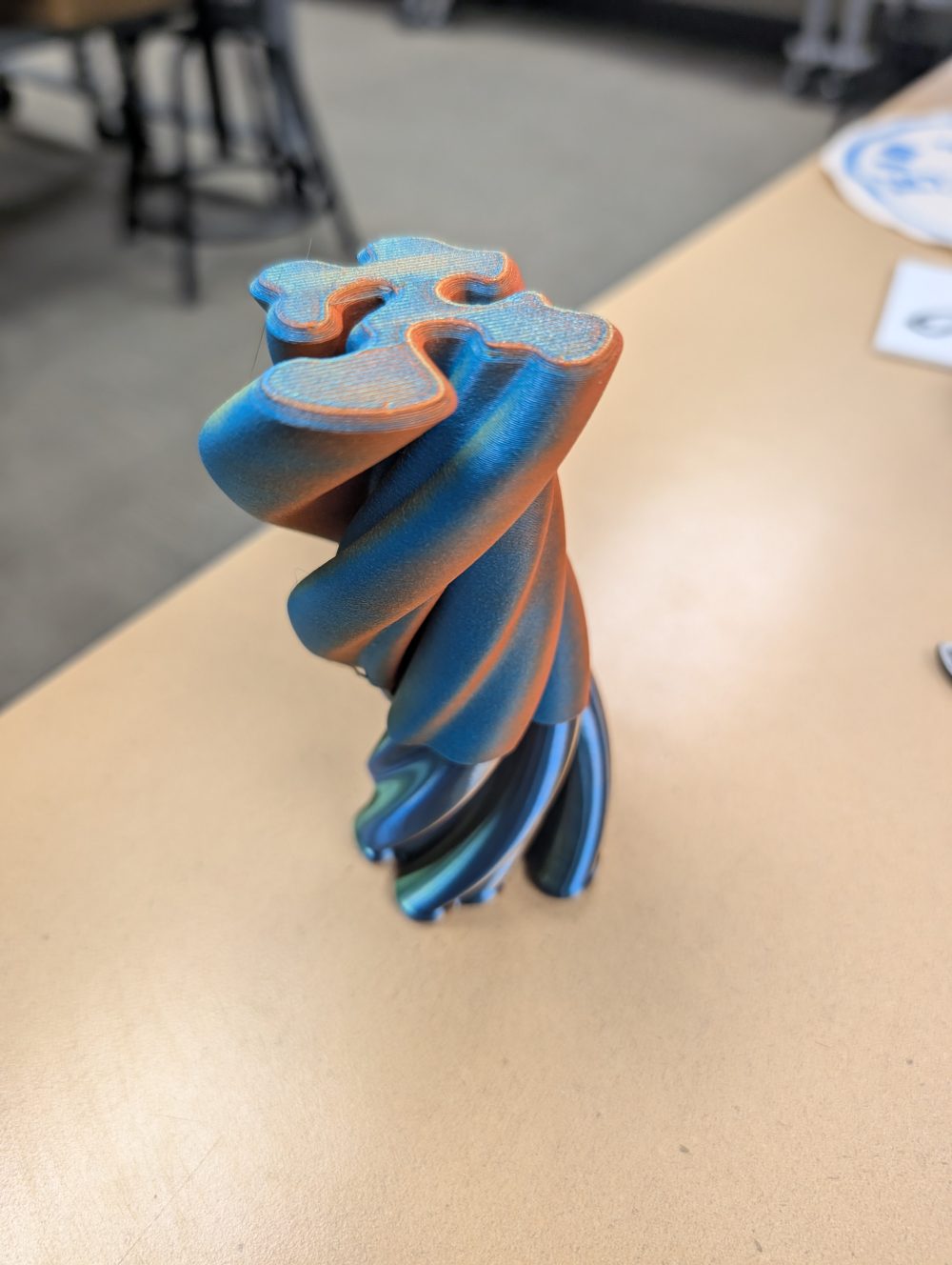 A 3D printed nested twist