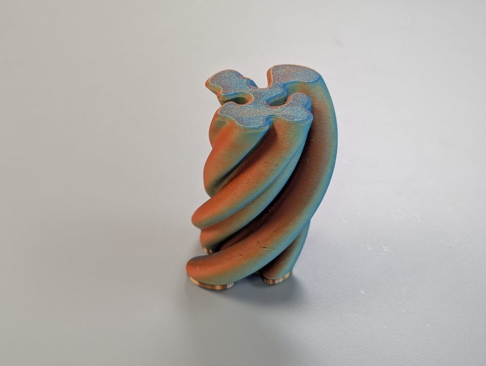 A 3D printed nested twist