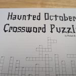 Haunted October Crossword Puzzle
