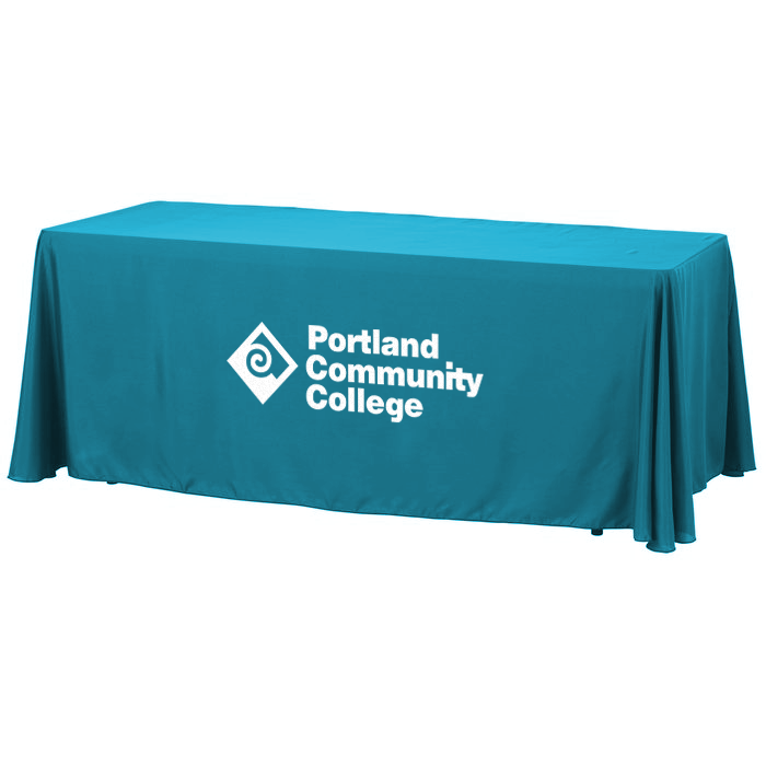 Standard-size banner stand with PCC Logo graphics