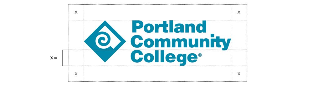 PCC Logo Clear Space Example