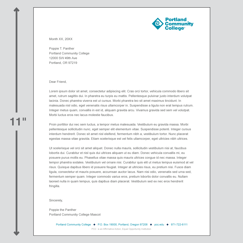 DIY Marketing Template - Letterhead Template #1