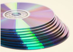 Stack of DVDs