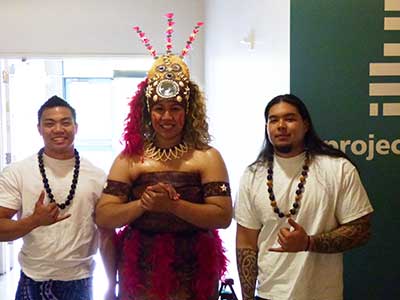 Students in ceremonial attire