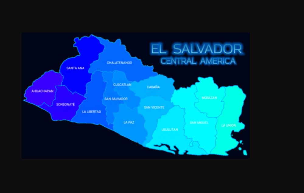 map of El Salvador