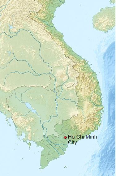 map of Ho Chi Minh