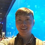 Huy Mai at an aquarium