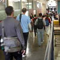 A packed crowd for the first week of school at the Sylvania Campus. PCC grew for the 18th straight term this winter.