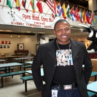 Sunday, 26, procured a $3,450 grant from the Ndong Awing Cultural and Development Association through his summer grant-writing class at the Rock Creek Campus to fund 50 benches, six-month salaries for four teachers and a table for a school back home in his village of Awing in the Northwest region of Cameroon.