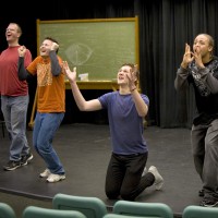 PCC students audition for the play at the Sylavnia Campus' Little Theatre.