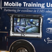 The video screen that lets trainers view the simulation as it occurs.