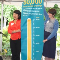 PCC flew by its goal of 50,000 community service hours for its 50th year.