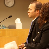 Schoonover, along with Financial Aid and Veterans Services Director Bert Logan, and Rock Creek Dean of Student Development Narce Rodriguez, testify to the House Veterans Affairs Committee back in May at the State Capitol about PCC's veterans services.