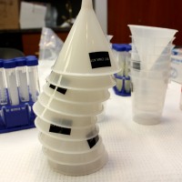 Equipment for the DNA test.