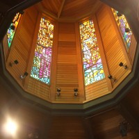 The ornate chapel tower at Warner Pacific College’s McGuire Auditorium, the site of the 2013 PCC Asian New Year Celebration.