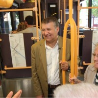 Jeremy took the Max train from Hillsboro Center to Willow Creek. The train carves through the heart of Washington County.