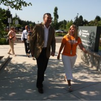 Brown is on the ground at Newberg!