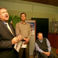 Steve Gordon (left) with Bert Logan, director of Financial Aid and Veteran Services. Gordon will serve as PCC’s Vet Success On Campus representative to assist veterans with questions they might have about benefits, enrollment, the VA Medical Center, VA guaranteed home loans, compensation and pension.