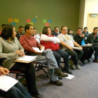 The participants come from a wide range of career backgrounds such as education, finance, health care, housing, legal and law enforcement.