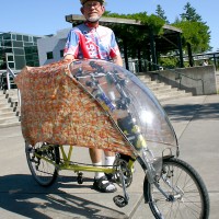 Kirke Johnson loved commuting to work via his recumbent cycle.