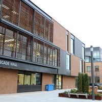 The 49,000-square-foot Cascade Hall features faculty workspace and 14 general-purpose classrooms.