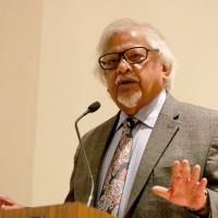 Gandhi travels the world teaching peace and nonviolence through education and writes a popular blog for the Washington Post.