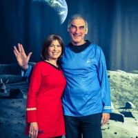 PCC Patron Award recipients Stephanie Fowler and Irving Levin of The Renaissance Foundation.