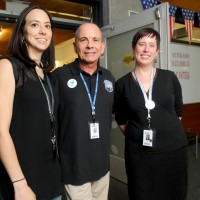 Left to right, Sylvania Veterans Resource Center staff Meghan Jasurda (counselor with Disabilities Services), Steven Gordon (Vet Success on Campus counselor) and Kim Douthit (Veterans Resource Center specialist).