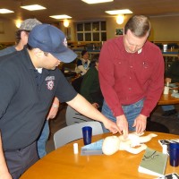 Dr. Harper led classes at McMurdo in AHA Heartsaver CPR and Automated External Defibrillator training. He taught four instructors who in turn instructed 34 non-medical staff at the station in Heartsaver CPR/AED courses.