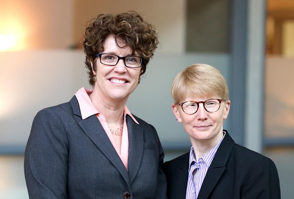 PCC Southeast Campus President Dr. Jessica Howard and Dr. Suzanne Johnson VP of Academic Affairs for Suffolk County Community College.