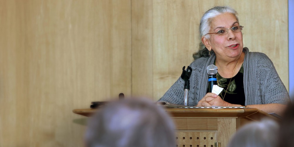 Guest speaker Aseel Nasir Dyck, discussed the shows’ impact and symbolism