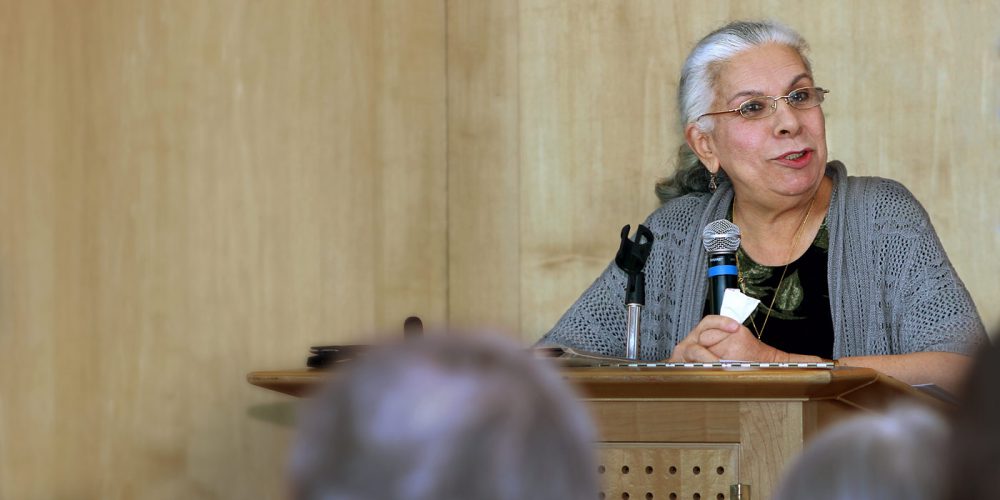 Guest speaker Aseel Nasir Dyck, discussed the shows’ impact and symbolism