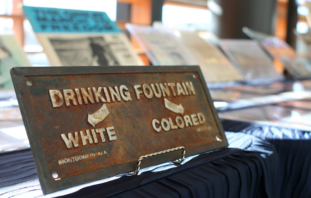 During the week of Jan. 23-27, the exhibit showcased more than 150 artifacts of African-American memorabilia.