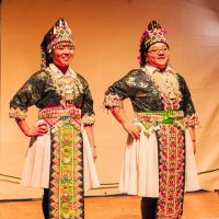 Fashion show participants.