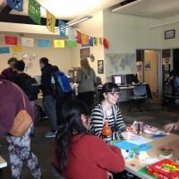 Students enjoyed games, raffles and food at the recent open house hosted by Rock Creek's multicultural and women's centers.